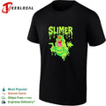 Slimer Ghostbusters Character Logo Slime Dripping Green Ectoplasm Graphic shirt Unisex