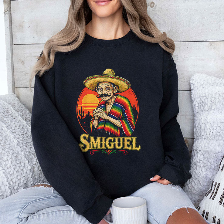 Smiguel Mexican Sombrero Mexican Culture Mashup T Shirt Unisex