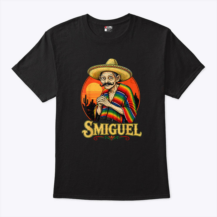 Smiguel Mexican Sombrero Mexican Culture Mashup T Shirt Unisex