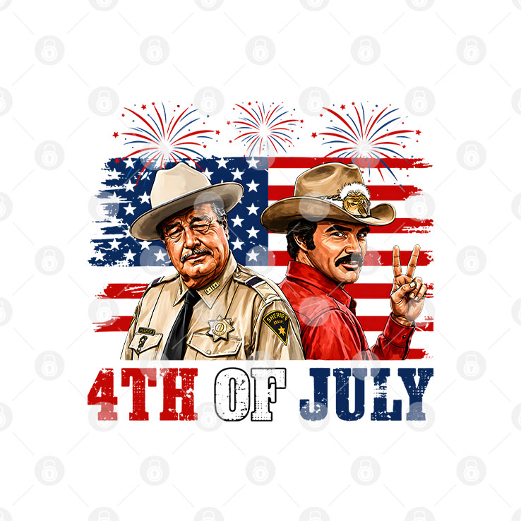Smokey And The Bandit 4th Of July T Shirt Unisex