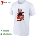 Smokin meats and clapping cheeks pig chef BBQ stacked text logo graphic shirt Unisex