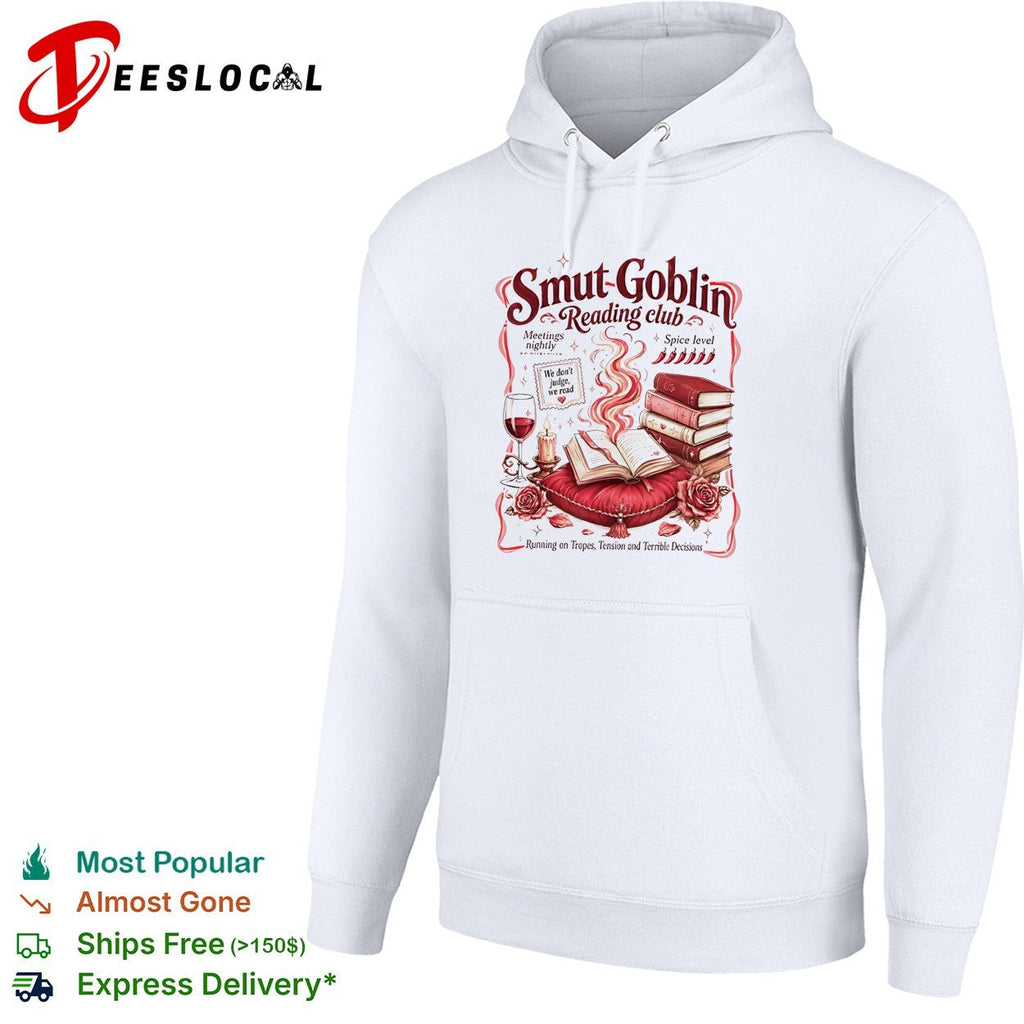 Smut Goblin reading club spice level meetings nightly shirt Unisex