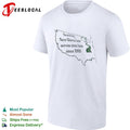 Sneaking New Glarus beer across state lines since 1993 Wisconsin road map shirt Unisex