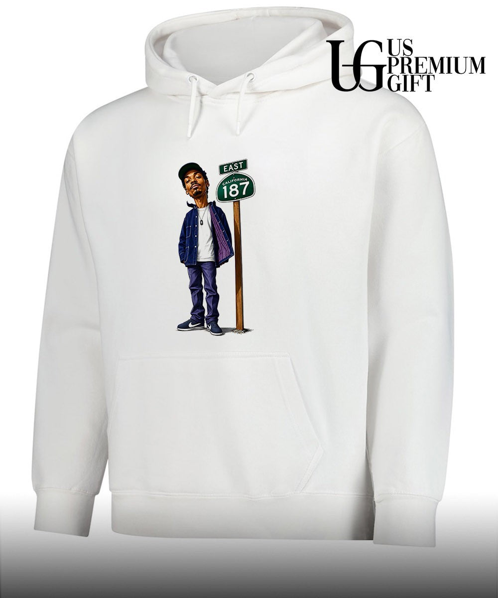 Snoop Dogg California 187 East Street Sign caricature shirt Unisex