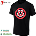 Soccer Ball Star Emblem Minimalist shirt Unisex