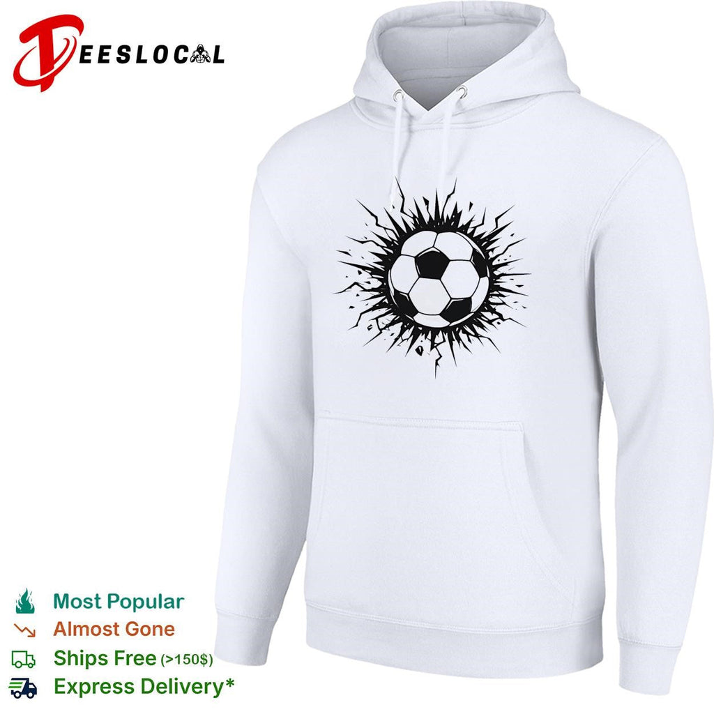 Soccer ball explosion burst bold art shirt Unisex