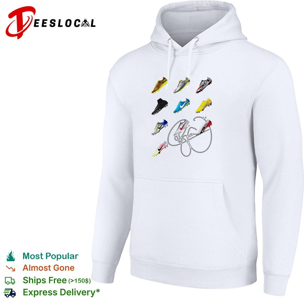 Soccer cleats collage signature shirt Unisex