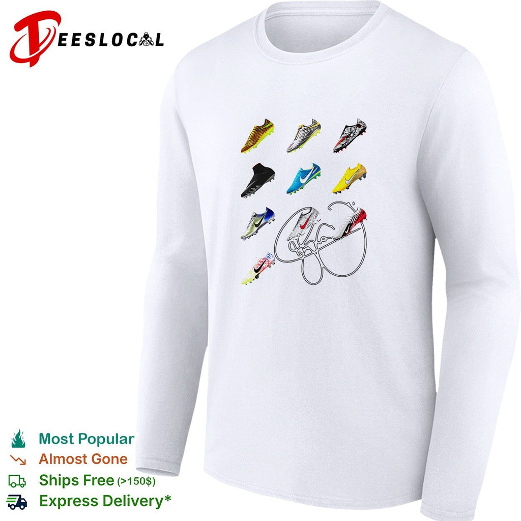 Soccer cleats collage signature shirt Unisex