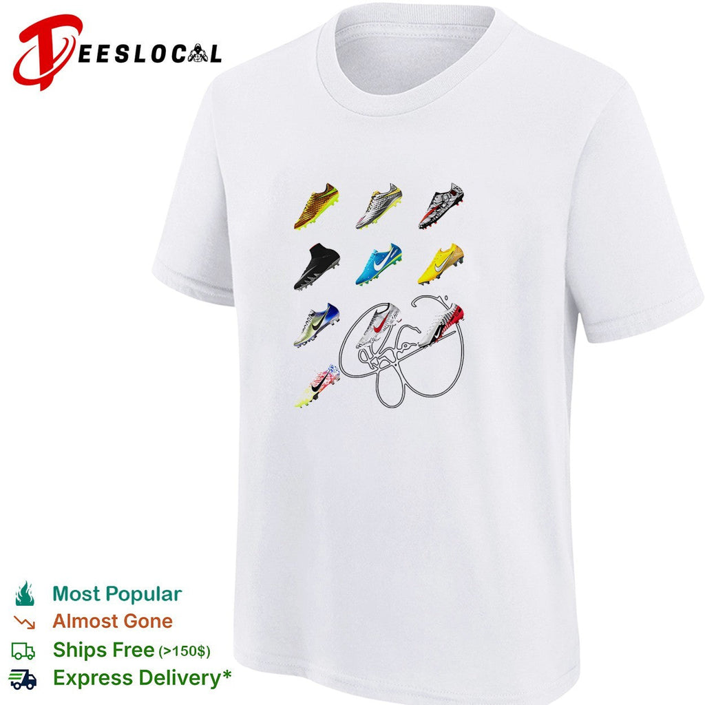 Soccer cleats collage signature shirt Unisex