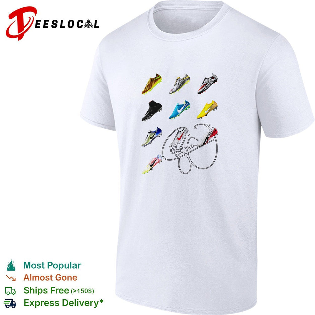 Soccer cleats collage signature shirt Unisex
