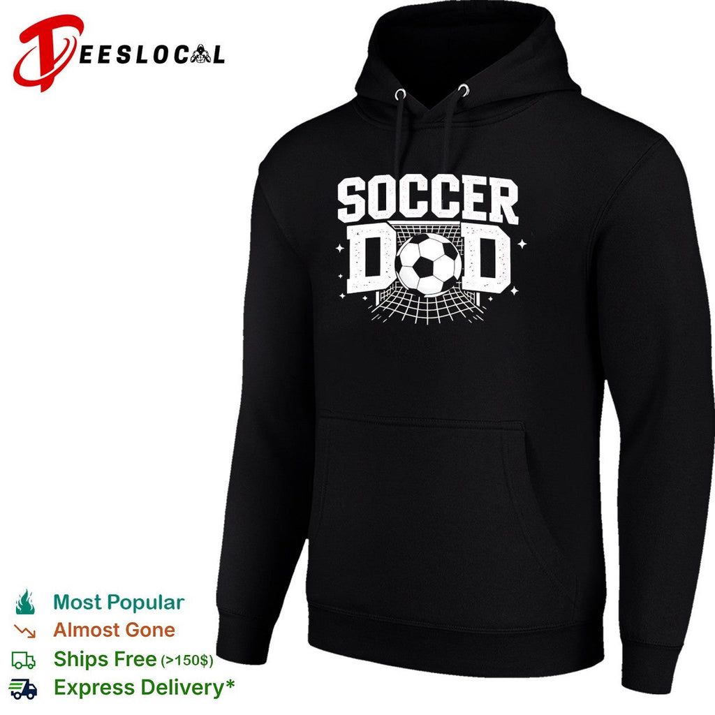 Soccer dad goal net ball bold text shirt Unisex
