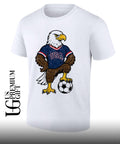 Soccer mascot Bald Eagle USA Team shirt Unisex