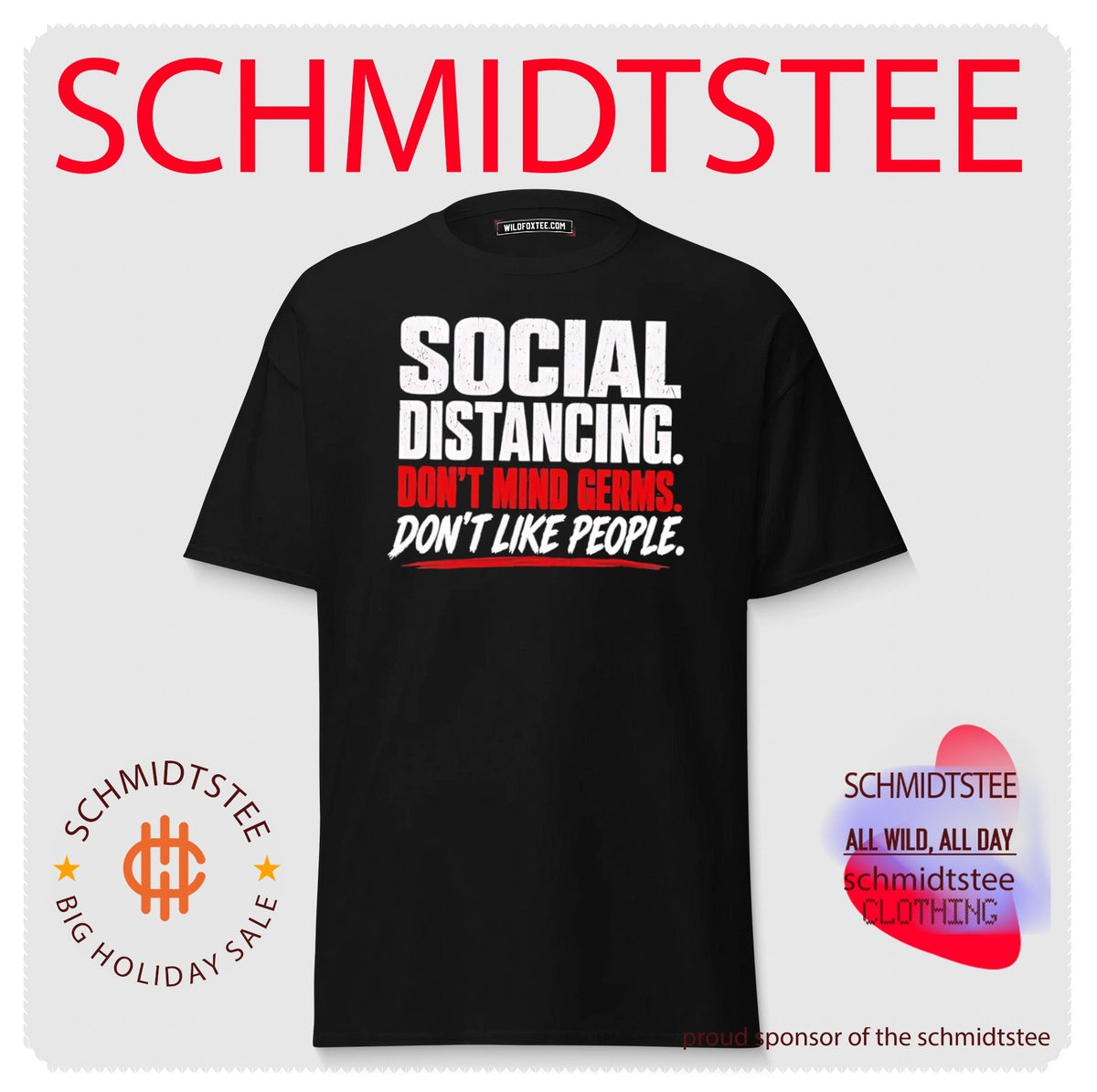 Social distancing don’t mind germs don’t like people shirt Unisex