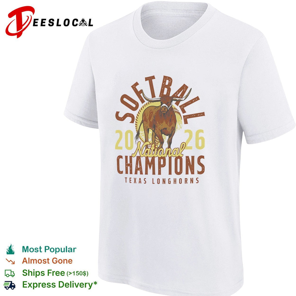 Softball 20 26 National Champions Texas Longhorns shirt Unisex
