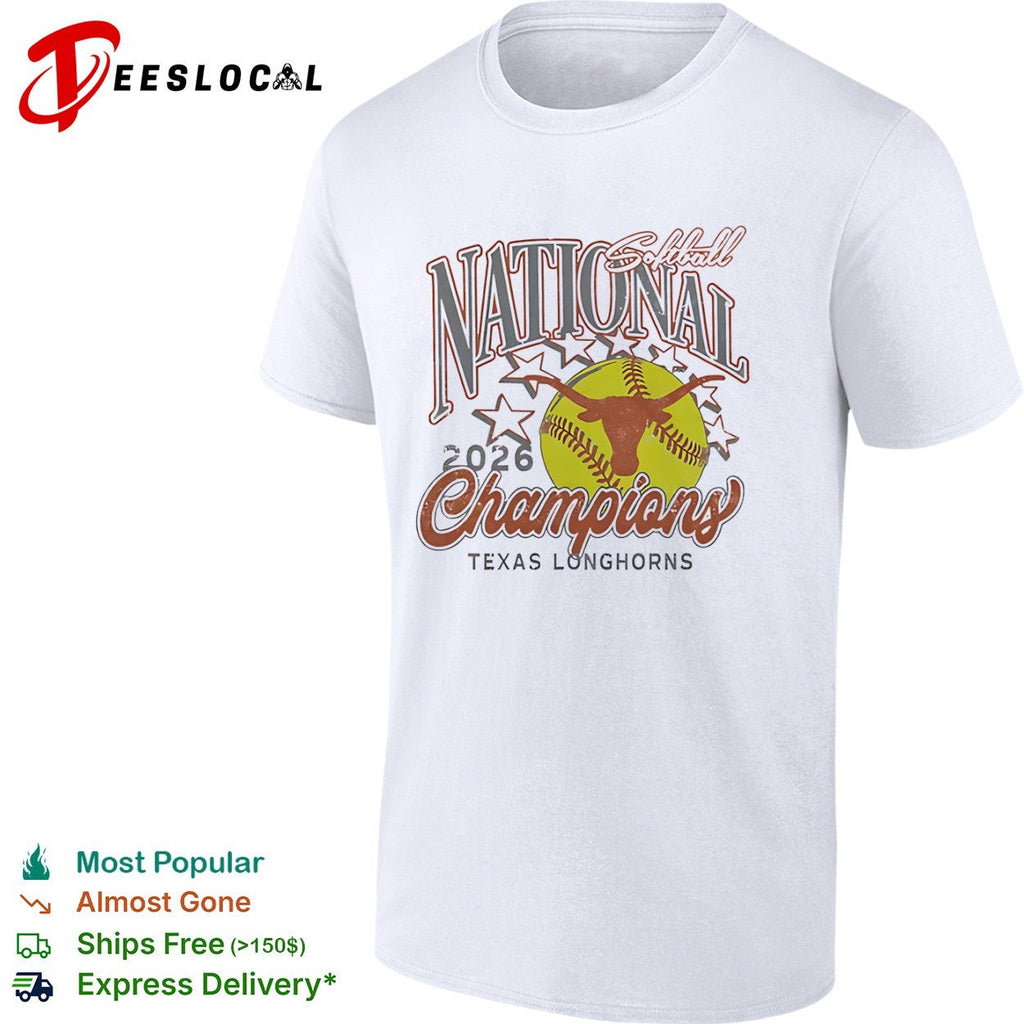 Softball National 2026 Champions Texas Longhorns shirt Unisex