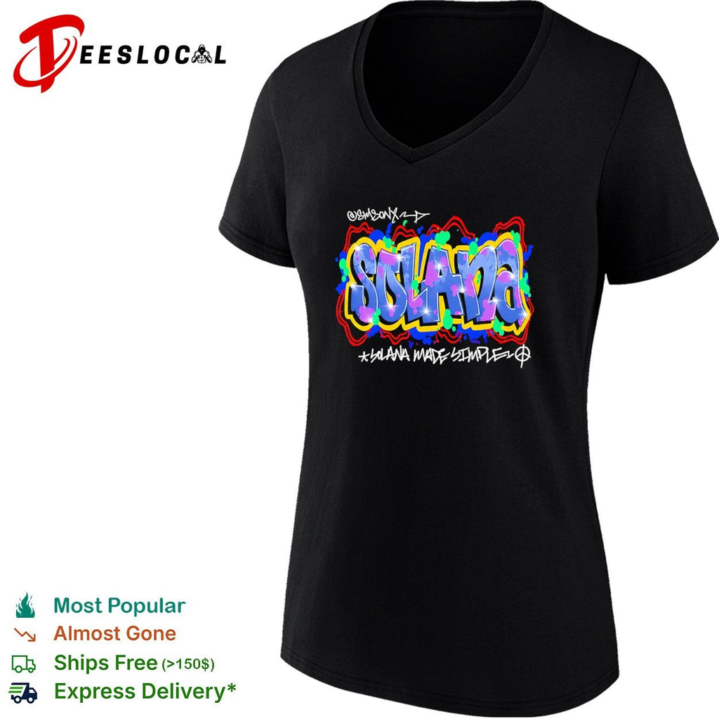 Solana Solana Made Simple graffiti shirt Unisex