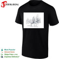 Soldier on horseback pencil sketch portrait poster shirt Unisex