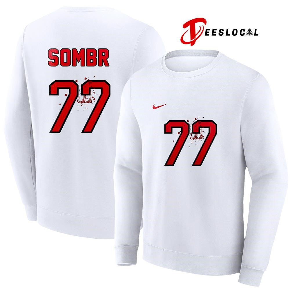 Sombr 77 The Late Nights and Young Romance tour name and number shirt Unisex