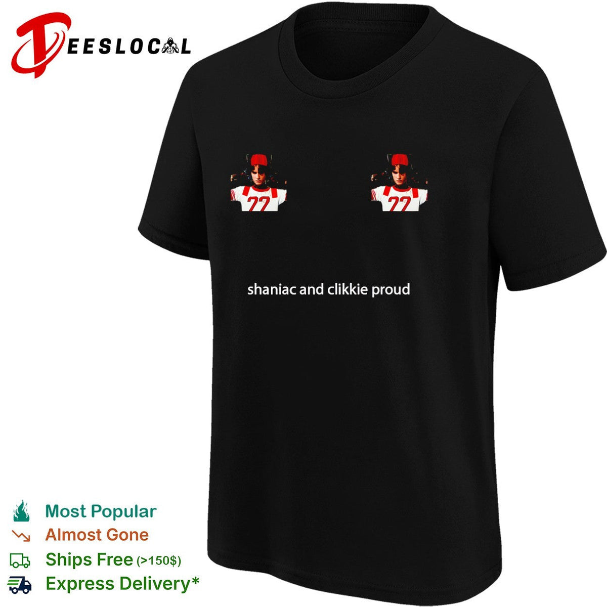 Sombr shaniac and clikkie proud shirt Unisex