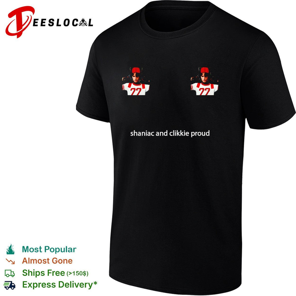 Sombr shaniac and clikkie proud shirt Unisex