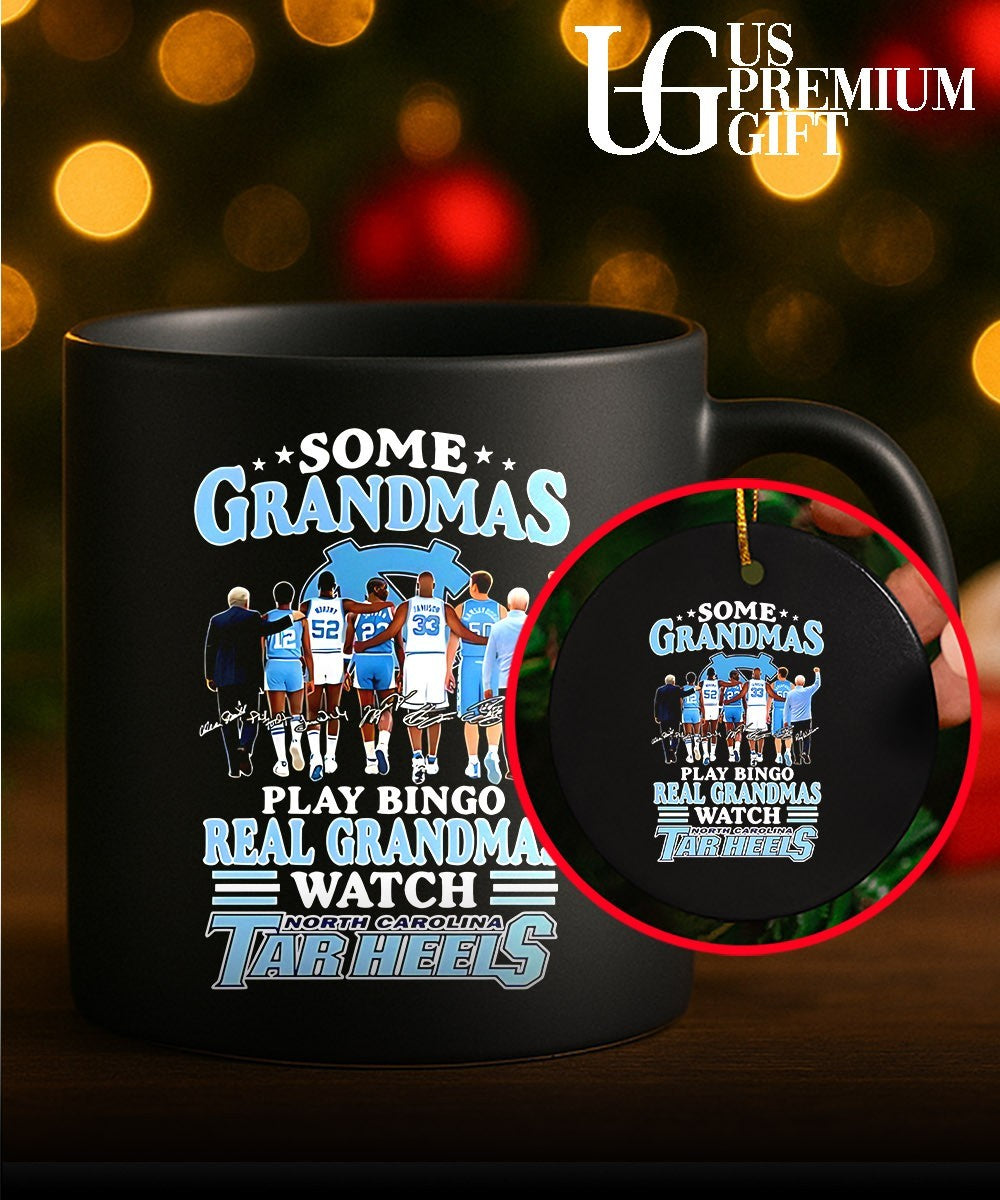 Some Grandmas play bingo real grandmas watch North Carolina Tar Heels signature shirt Unisex