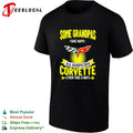Some grandpas take naps real grandpas drive Corvette then take a nap humor shirt Unisex