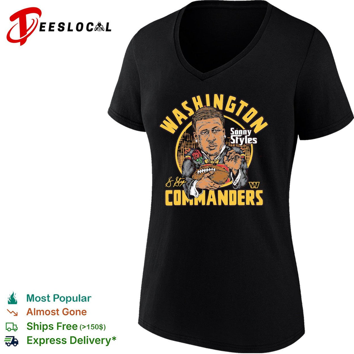 Sonny Styles Washington Commanders parody football shirt Unisex