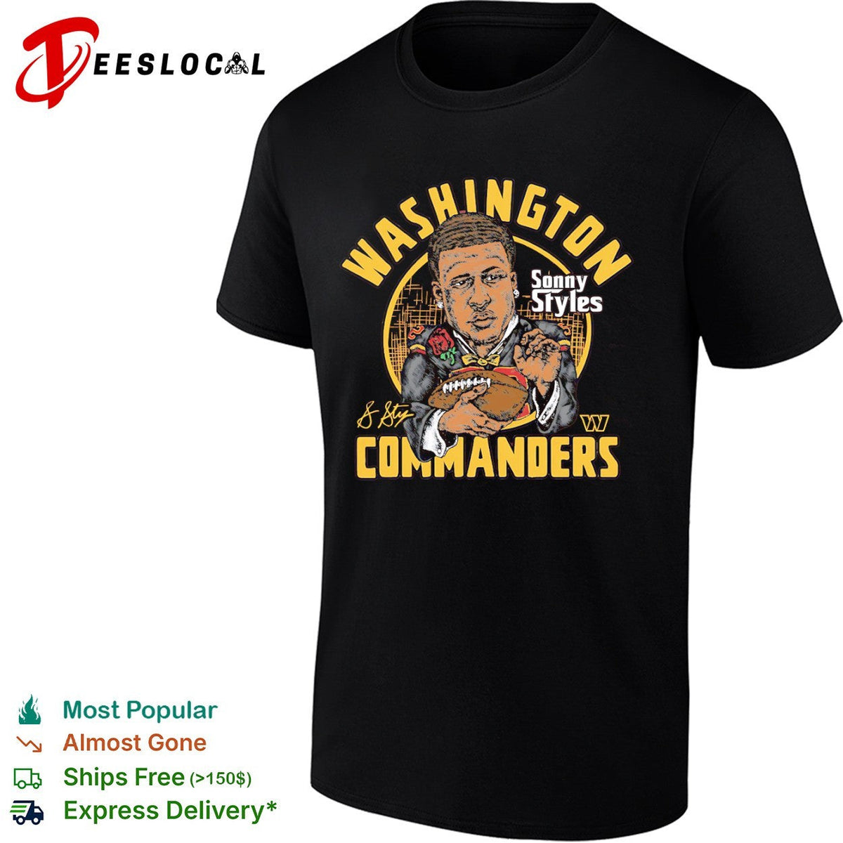 Sonny Styles Washington Commanders parody football shirt Unisex
