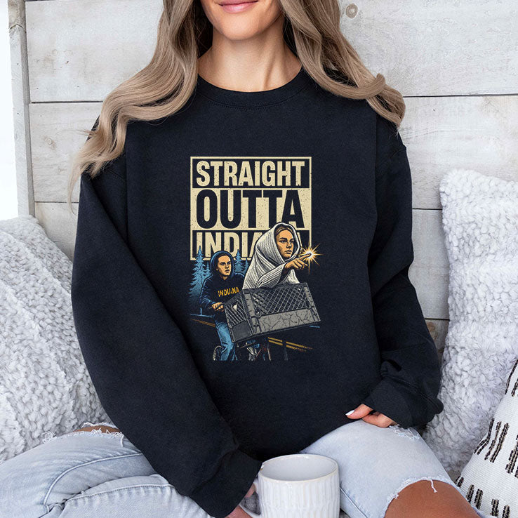 Sophie Cunningham & Caitlin Clark Straight Outta Indiana T Shirt Unisex
