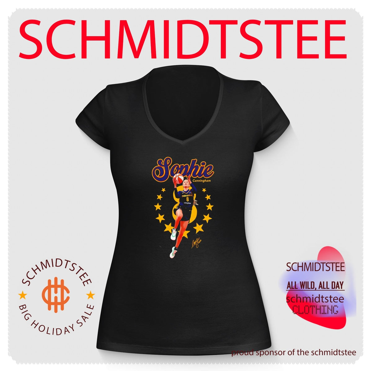 Sophie Cunningham Indiana Fever Basketball Star shirt Unisex