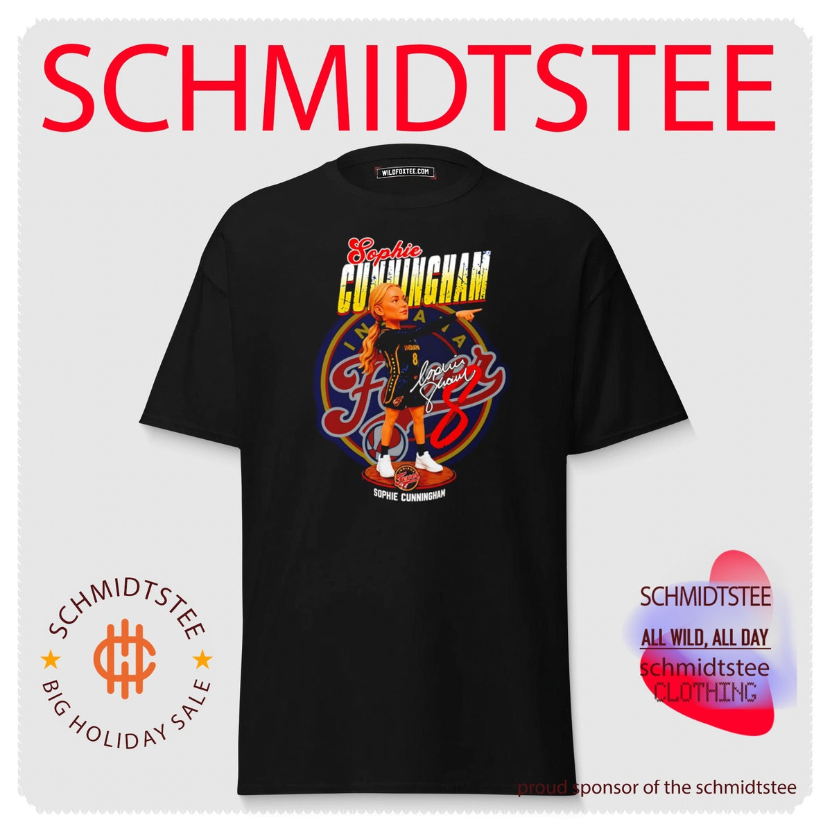 Sophie Cunningham Indiana Fever Bobblehead shirt (1) Unisex