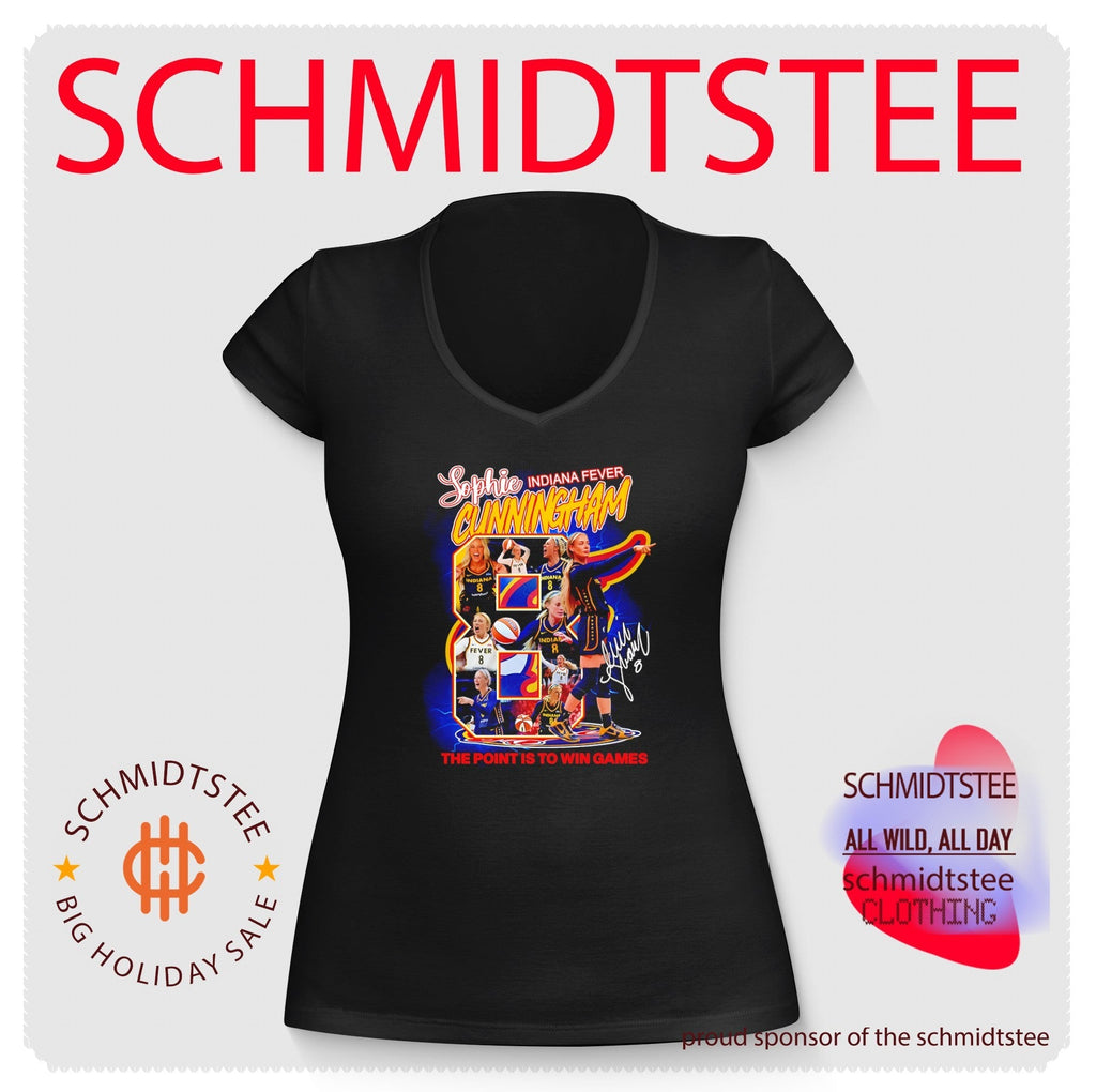 Sophie Cunningham Indiana Fever The Point Is to Win Games shirt (1) Unisex