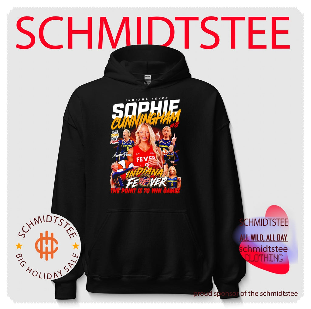 Sophie Cunningham Indiana Fever The Point Is to Win Games shirt (2) Unisex