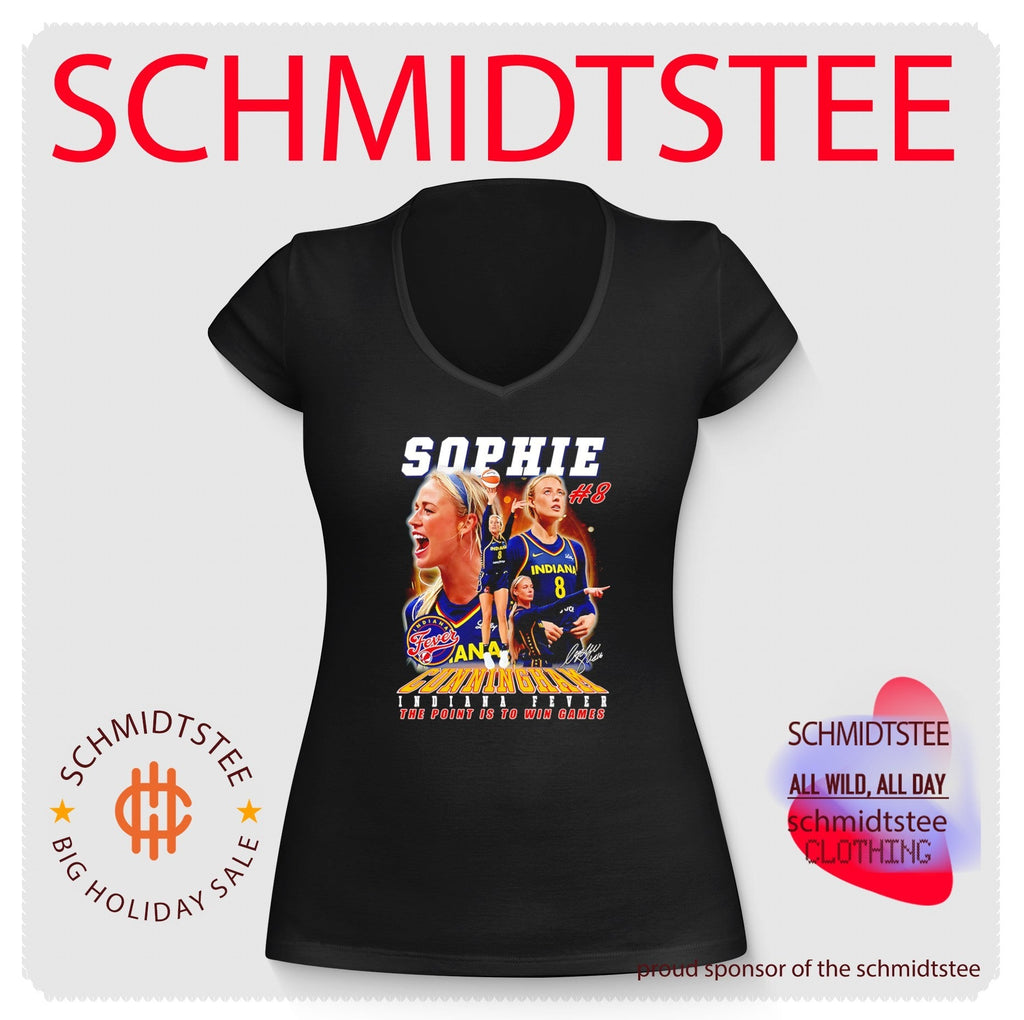 Sophie Cunningham Indiana Fever The Point Is to Win Games shirt (3) Unisex