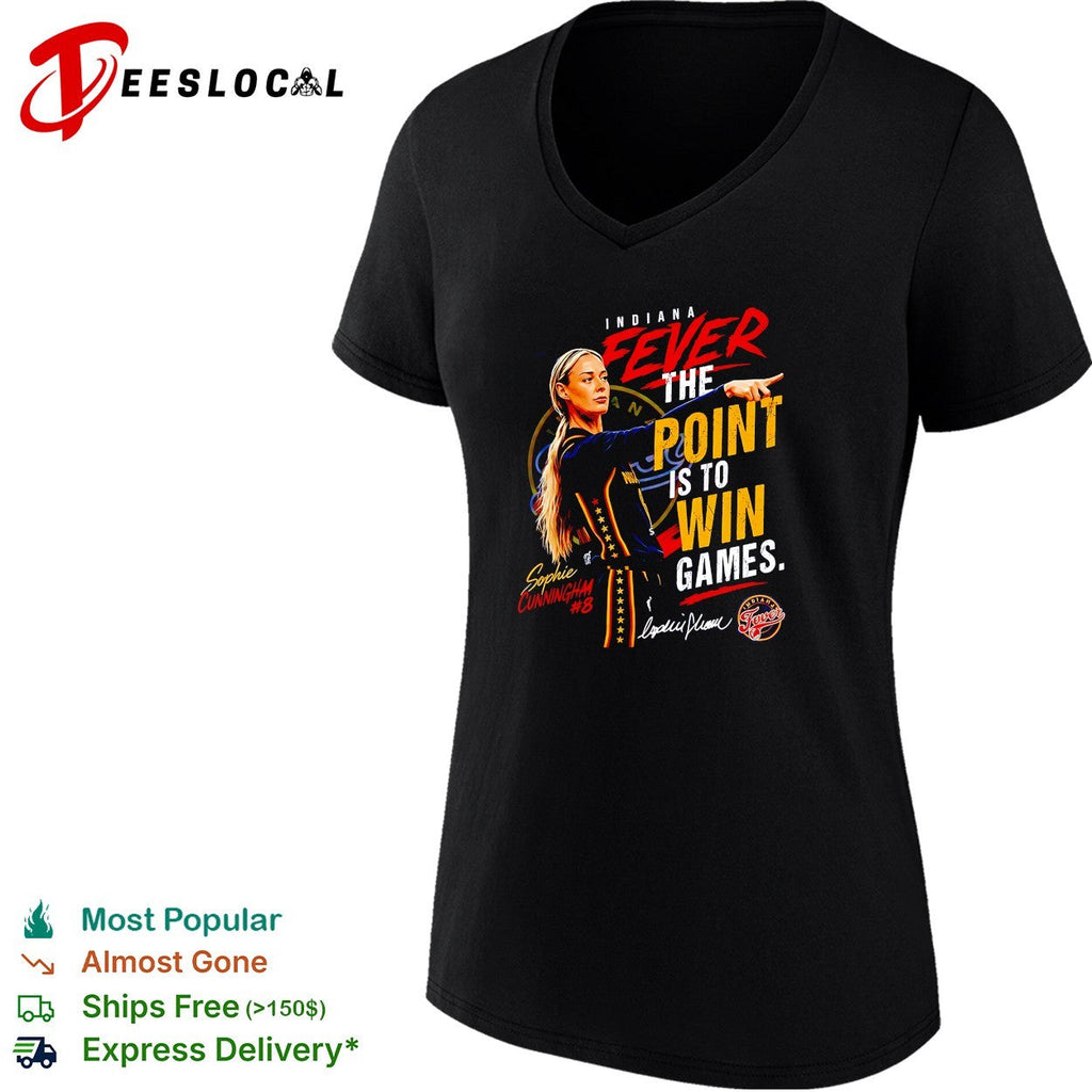 Sophie Cunningham Indiana Fever the point is to win games shirt Unisex
