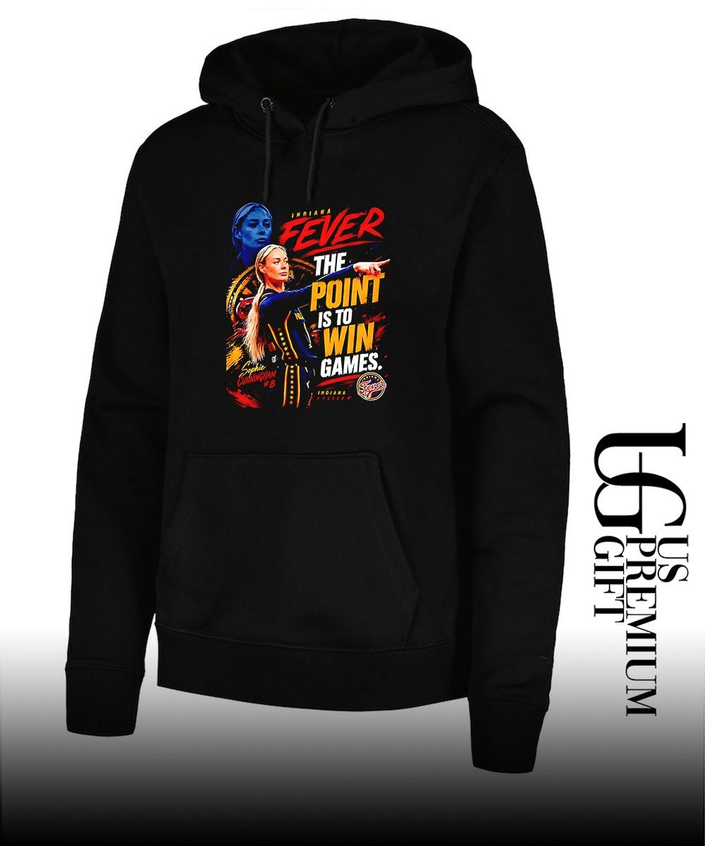 Sophie Cunningham Indiana Fever the point is to win games portrait shirt Unisex