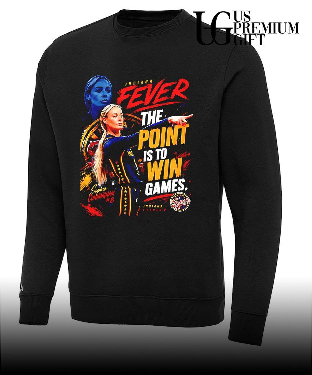 Sophie Cunningham Indiana Fever the point is to win games portrait shirt Unisex