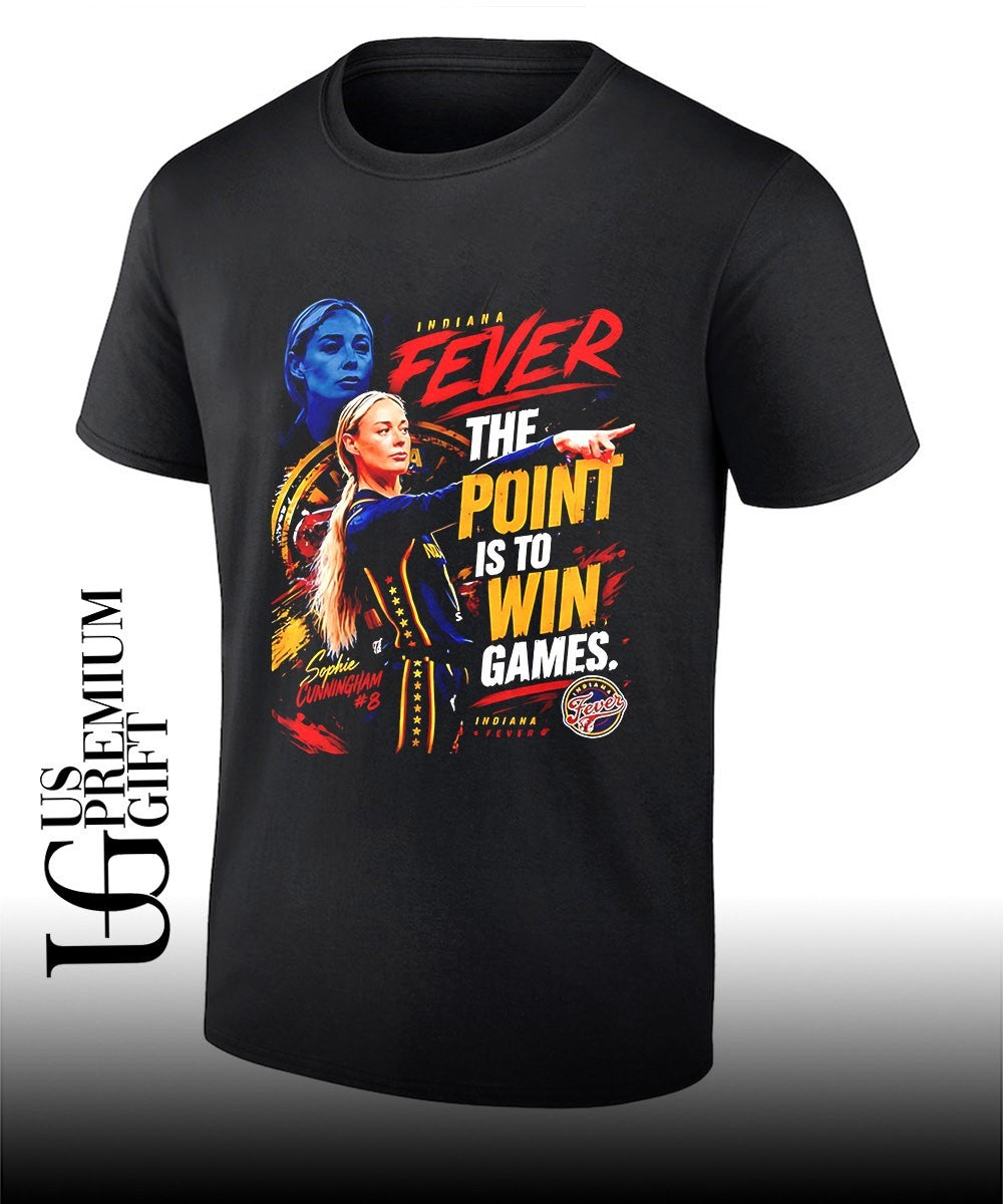 Sophie Cunningham Indiana Fever the point is to win games portrait shirt Unisex