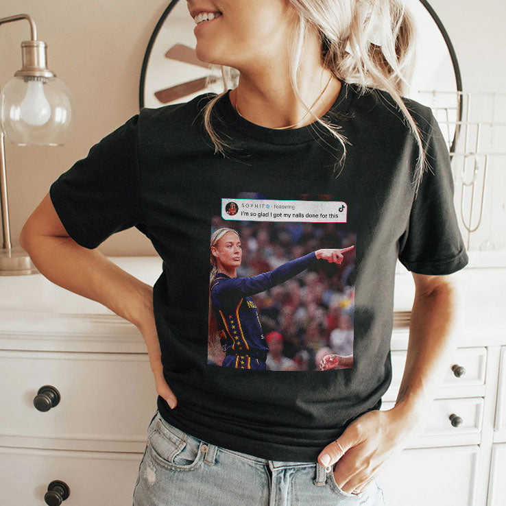 Sophie Cunningham Point God I’m So Glad I Got My Nails Done For This T Shirt Unisex