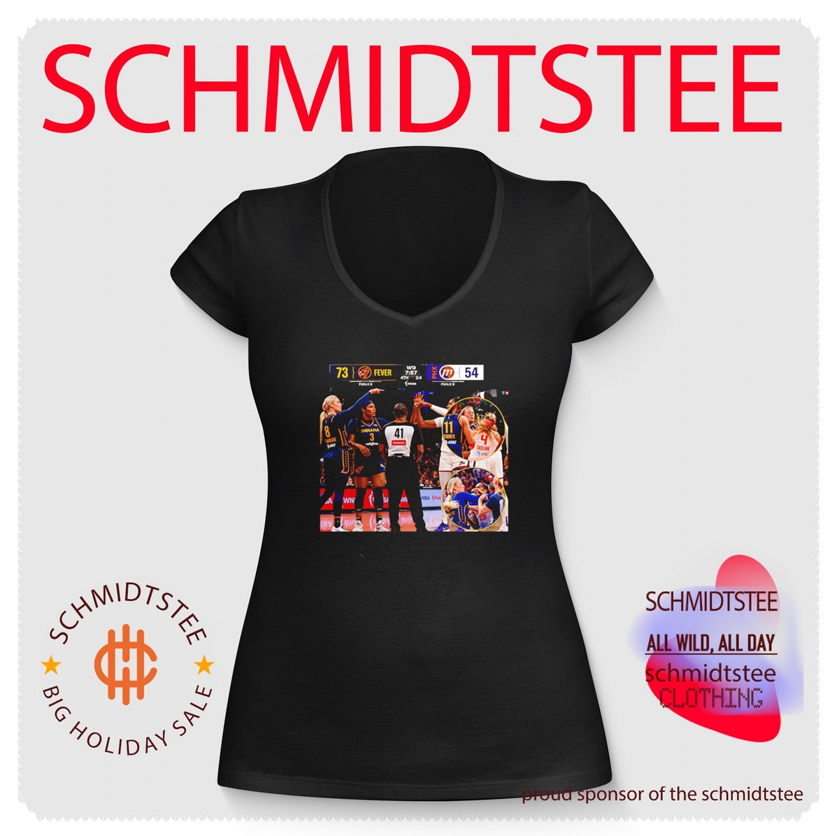 Sophie Cunningham Pointing Meme Indiana Fever vs Phoenix Mercury shirt Unisex