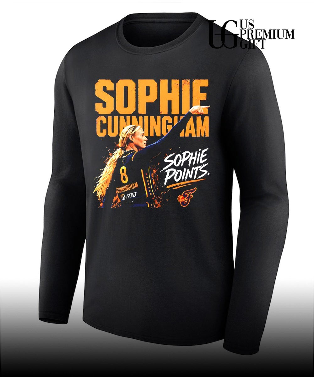 Sophie Cunningham pointing sophie points Indiana Fever WNBA 2026 shirt Unisex
