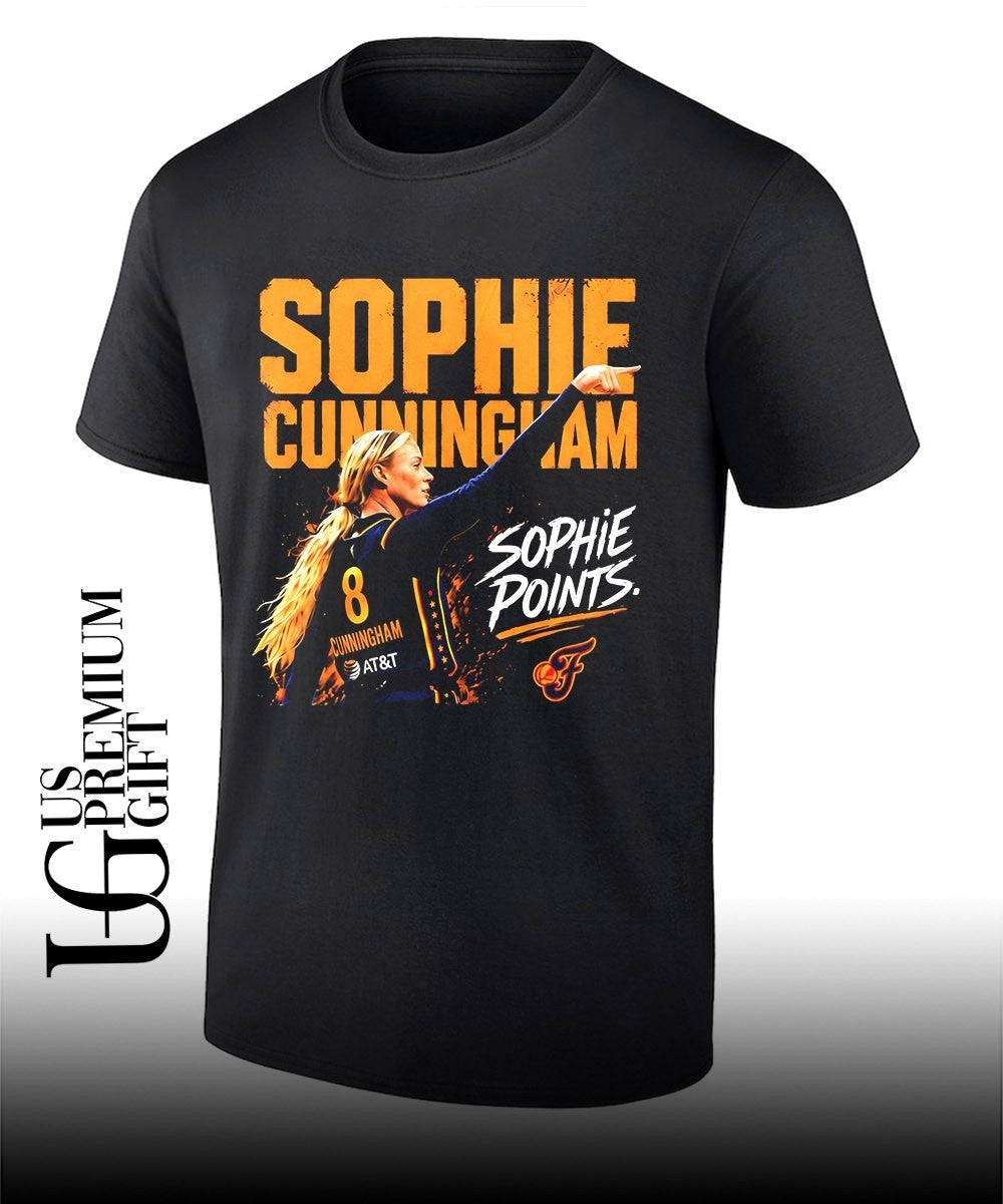 Sophie Cunningham pointing sophie points Indiana Fever WNBA 2026 shirt Unisex