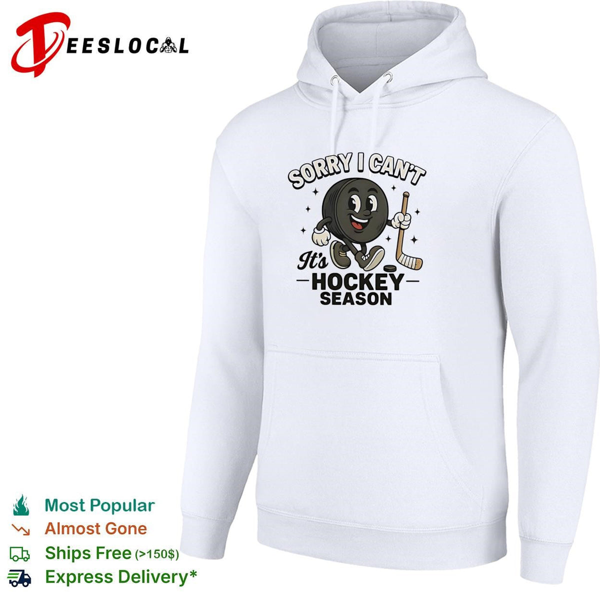 Sorry I can’t it’s hockey season puck mascot cartoon shirt Unisex