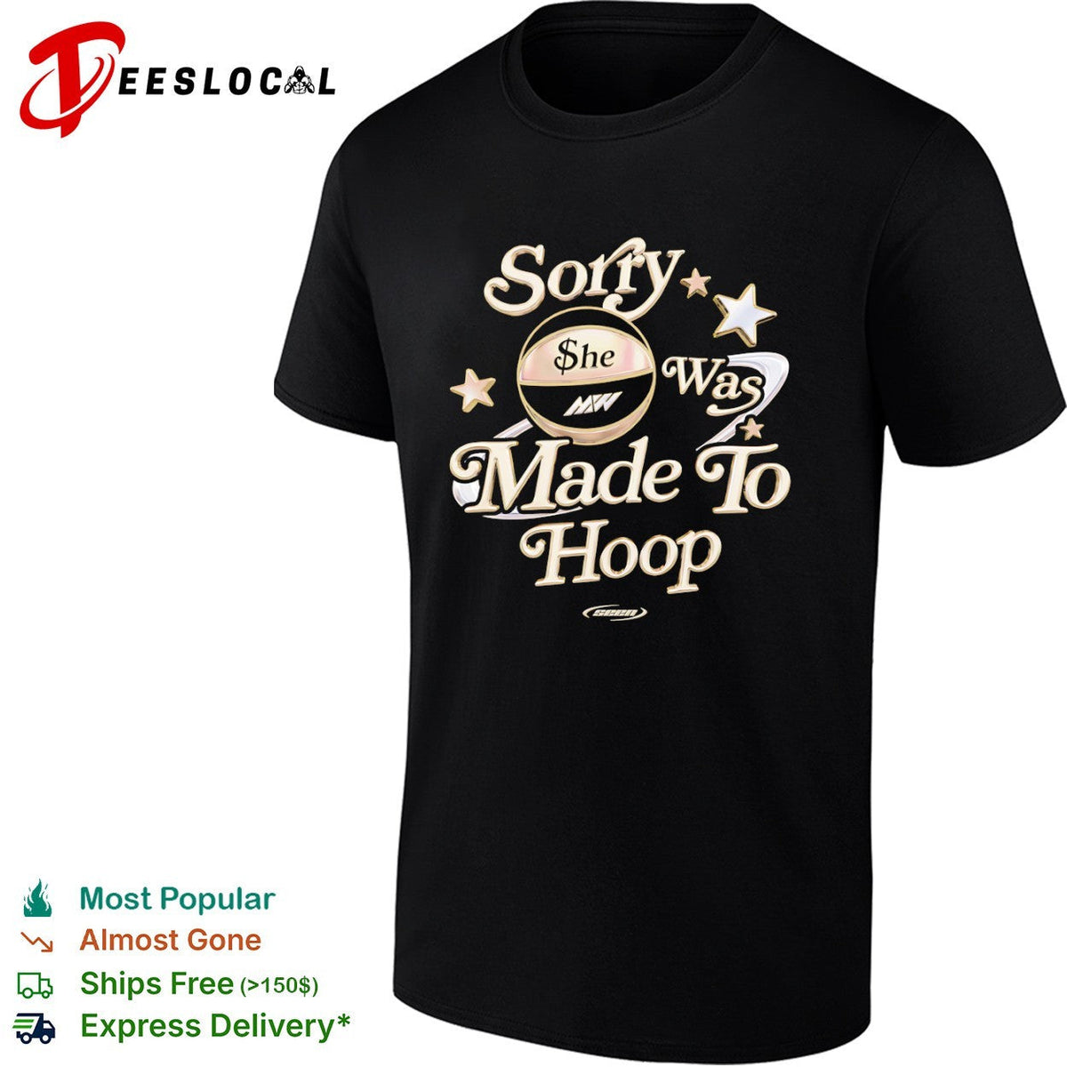 Sorry she was made to hoop basketball MW shirt Unisex