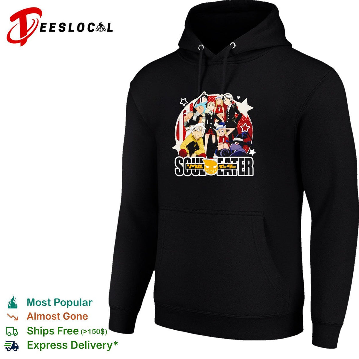 Soul Eater anime cast poster shirt Unisex