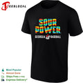 Sour Power Georgia Baseball Bulldog Mascot Sport Candy Theme Logo shirt Unisex