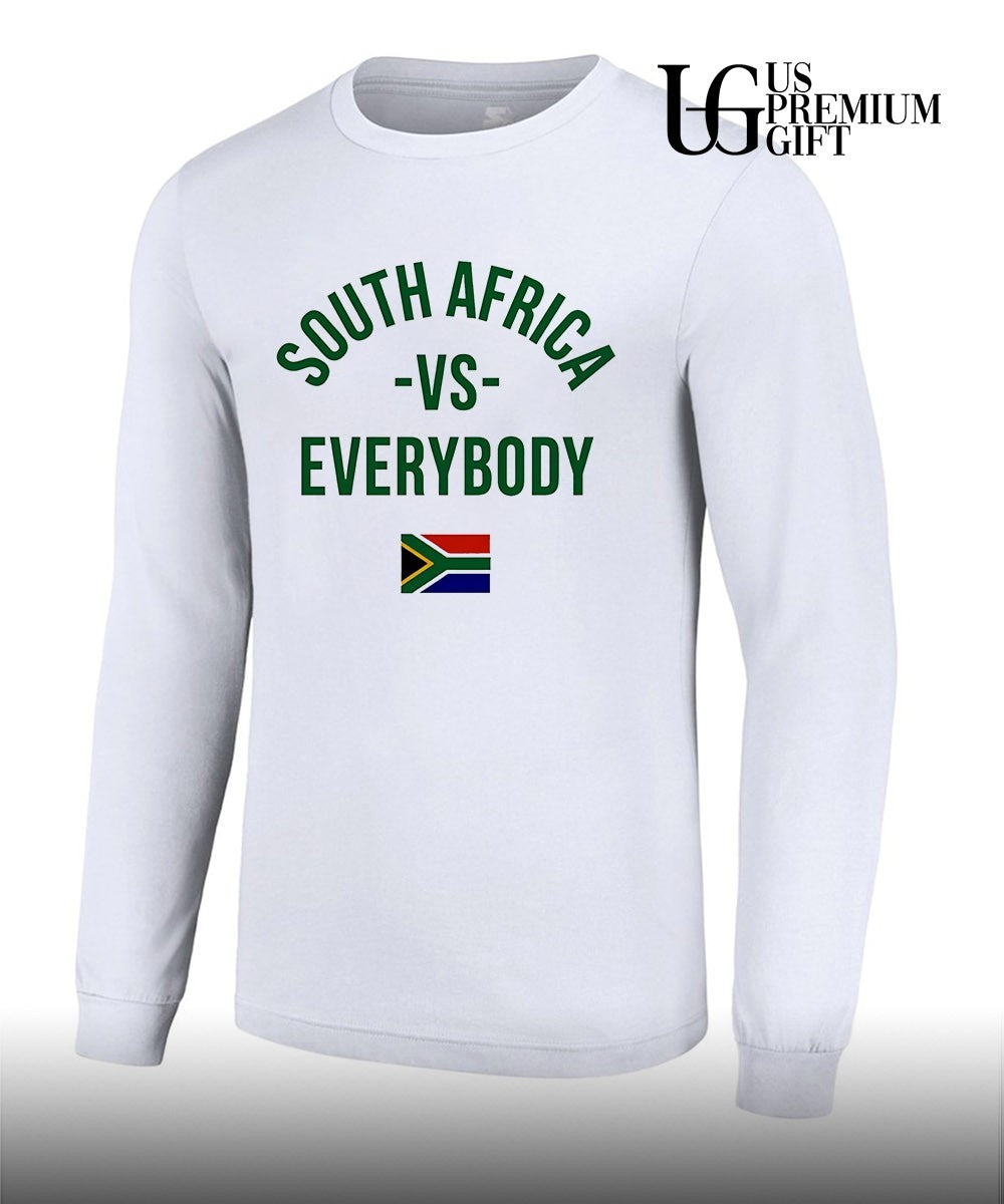 South Africa vs Everybody Patriotic flag shirt Unisex