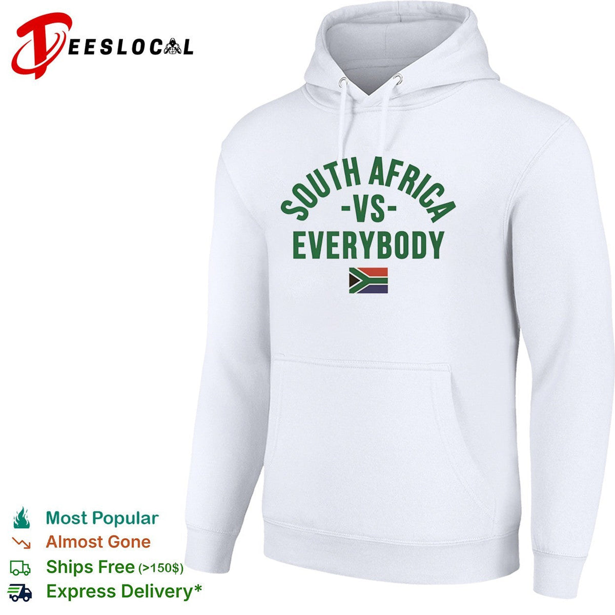 South Africa vs everybody flag soccer pride shirt Unisex