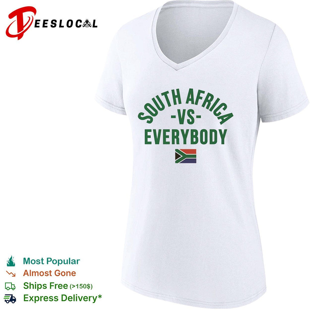 South Africa vs everybody flag soccer pride shirt Unisex