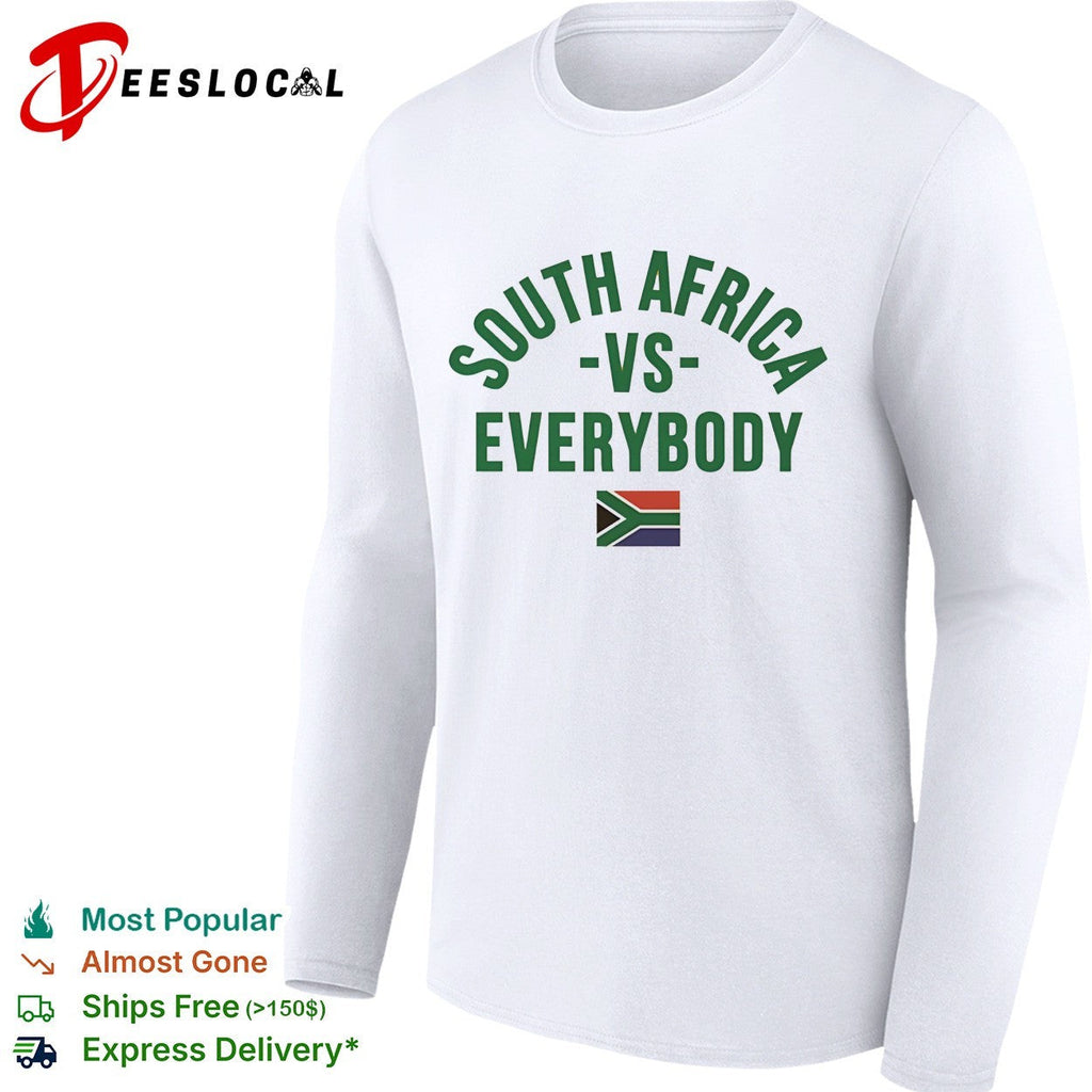South Africa vs everybody flag soccer pride shirt Unisex